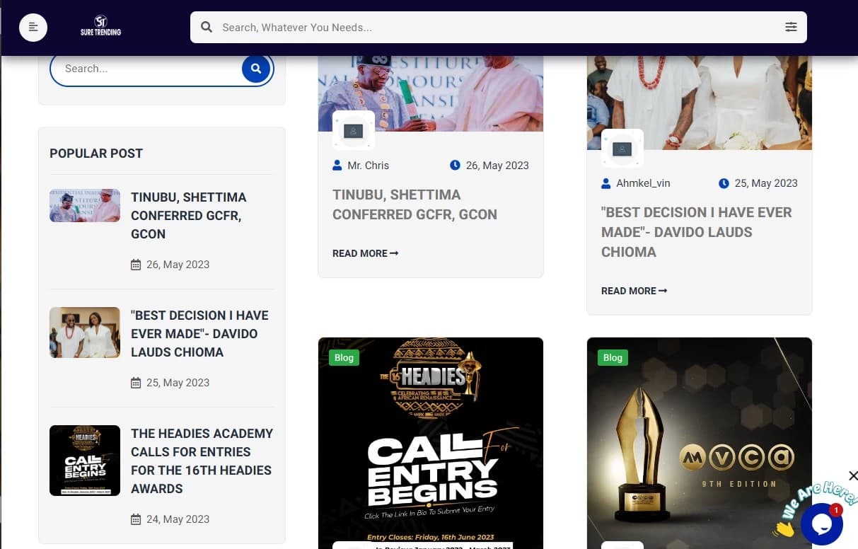 Suretrending blog and ID generator 2 screenshot