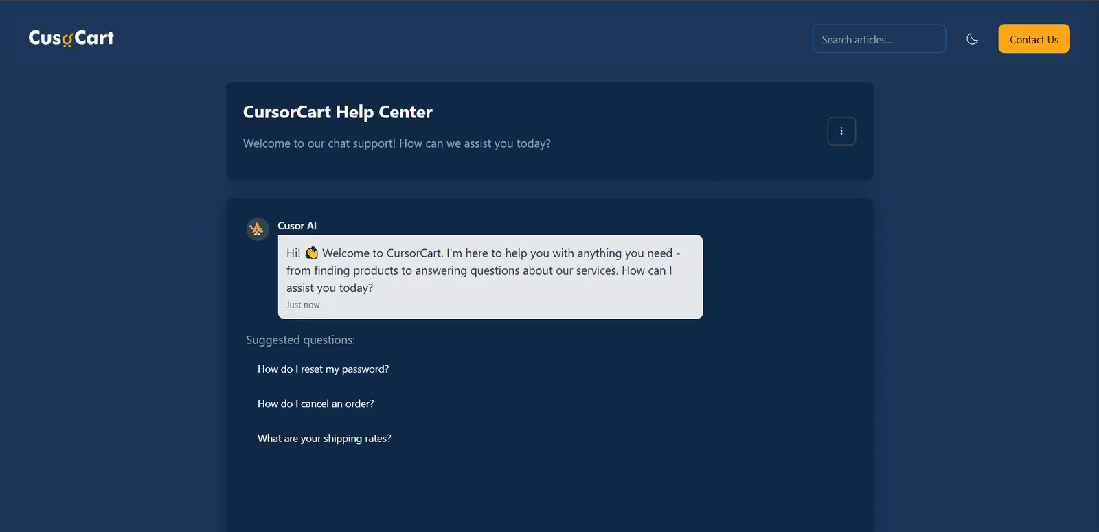 Cusorcart 1 screenshot